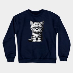 Bored cat Crewneck Sweatshirt